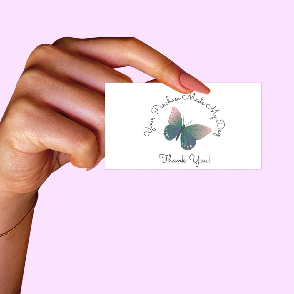 Thank You Business Cards - Picture 3 of 4